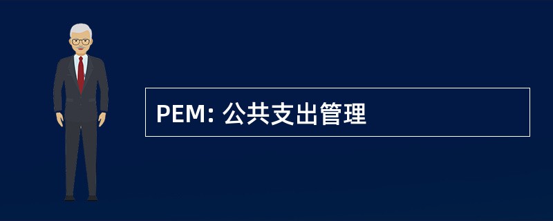 PEM: 公共支出管理