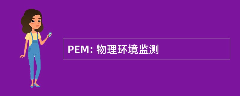 PEM: 物理环境监测