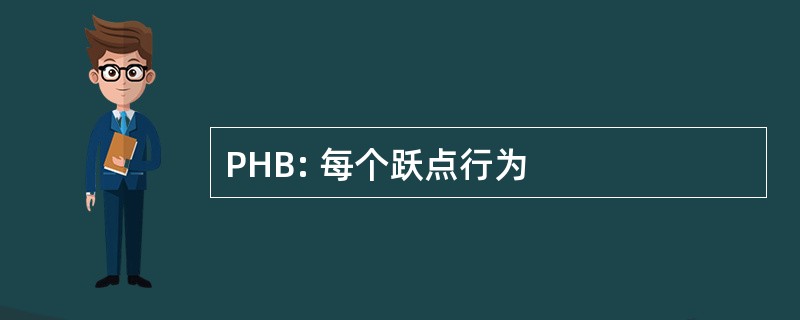 PHB: 每个跃点行为