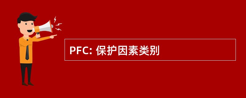 PFC: 保护因素类别