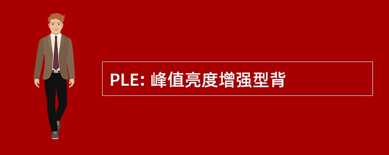 PLE: 峰值亮度增强型背