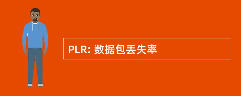 PLR: 数据包丢失率