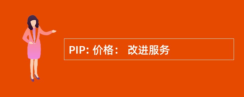 PIP: 价格： 改进服务