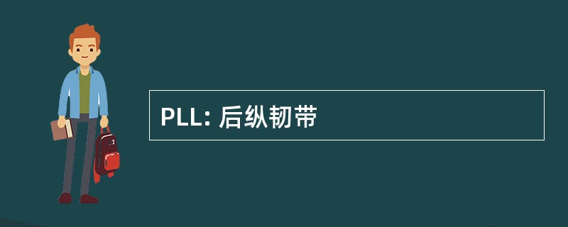 PLL: 后纵韧带