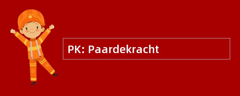 PK: Paardekracht