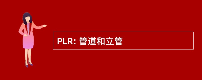 PLR: 管道和立管