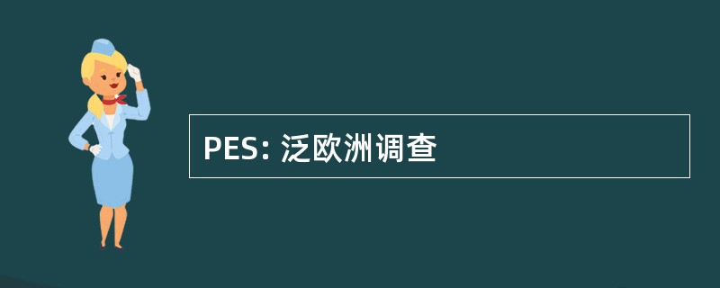 PES: 泛欧洲调查