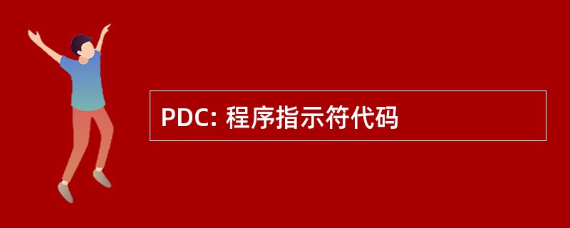 PDC: 程序指示符代码