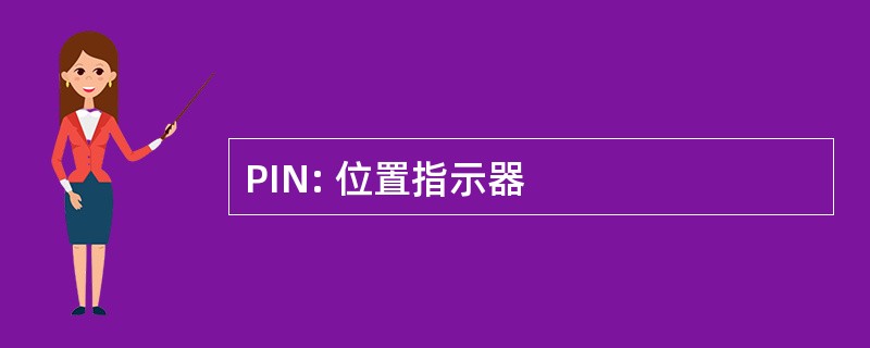 PIN: 位置指示器