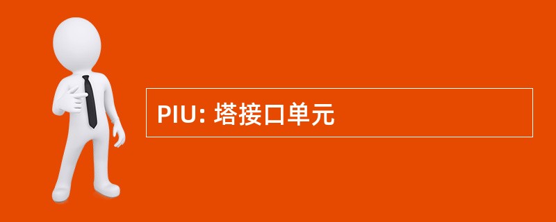 PIU: 塔接口单元