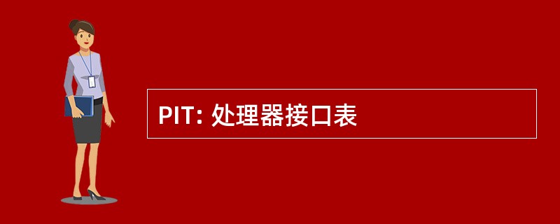 PIT: 处理器接口表