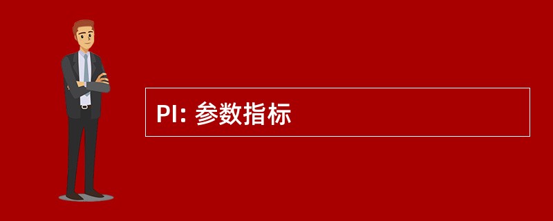 PI: 参数指标