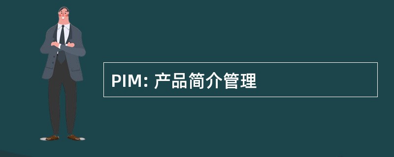 PIM: 产品简介管理