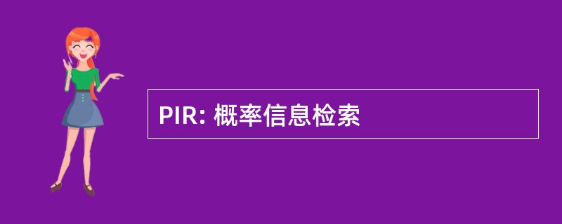 PIR: 概率信息检索