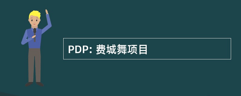 PDP: 费城舞项目