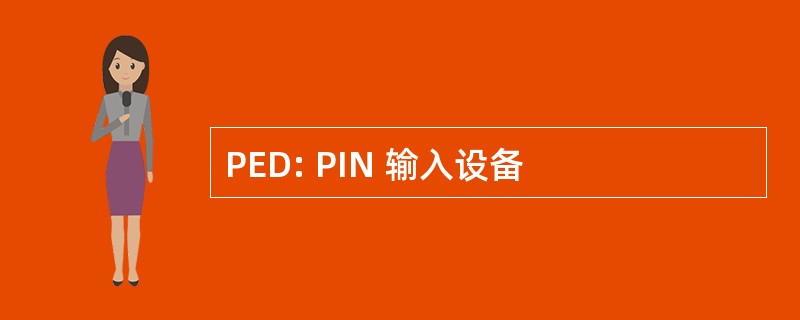 PED: PIN 输入设备