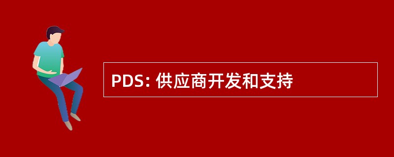 PDS: 供应商开发和支持