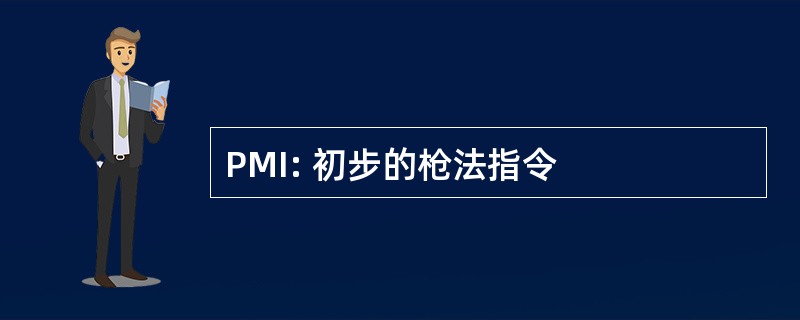 PMI: 初步的枪法指令