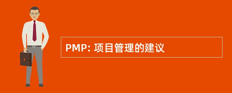 PMP: 项目管理的建议