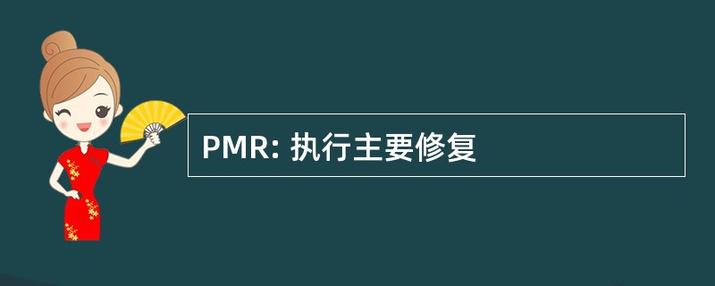 PMR: 执行主要修复