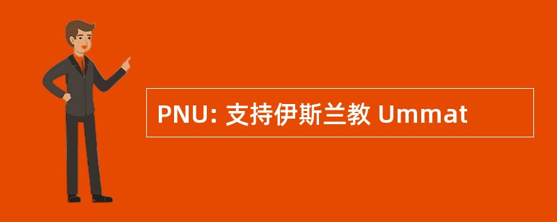 PNU: 支持伊斯兰教 Ummat