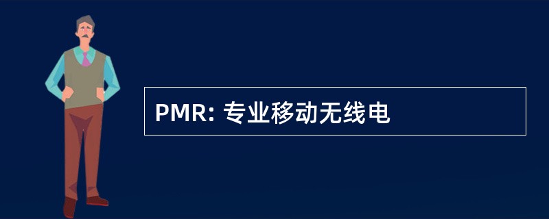 PMR: 专业移动无线电