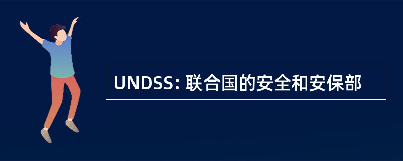 UNDSS: 联合国的安全和安保部