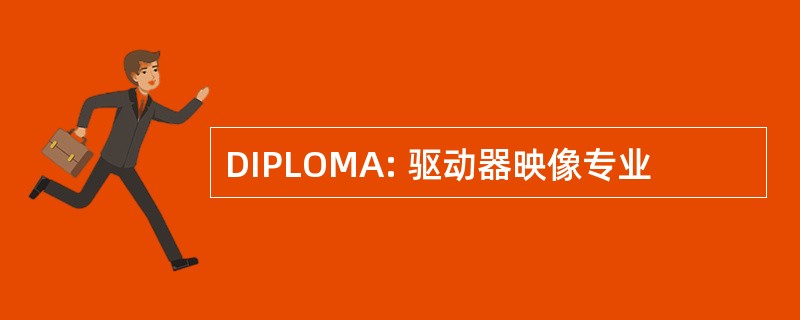 DIPLOMA: 驱动器映像专业