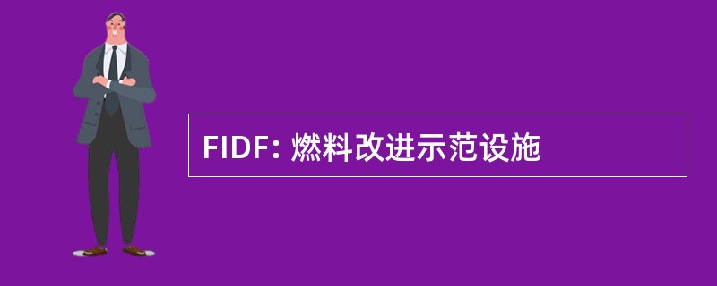 FIDF: 燃料改进示范设施