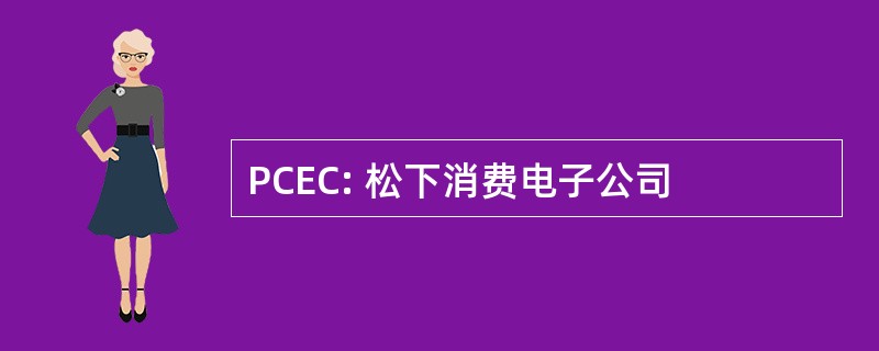 PCEC: 松下消费电子公司