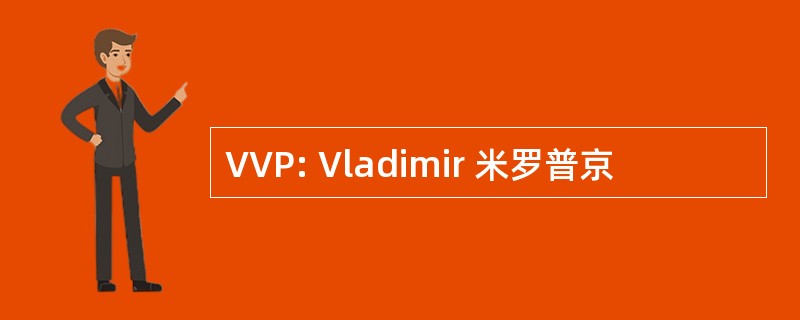 VVP: Vladimir 米罗普京