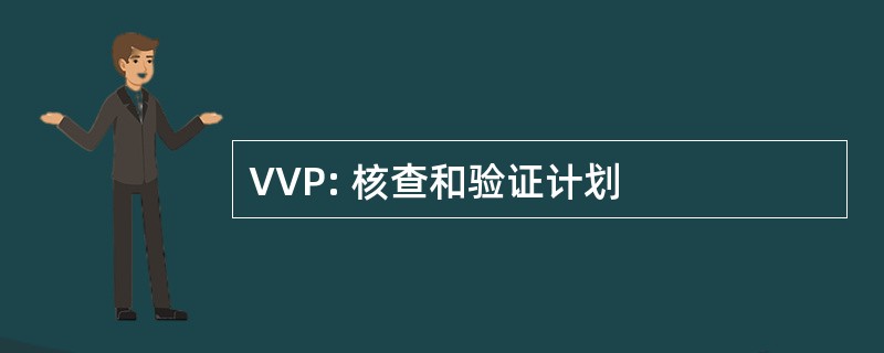 VVP: 核查和验证计划