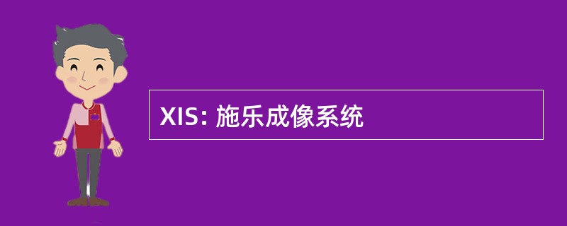 XIS: 施乐成像系统