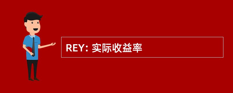 REY: 实际收益率