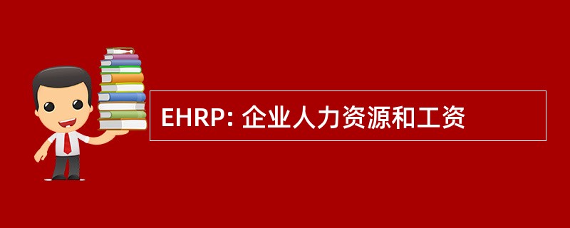 EHRP: 企业人力资源和工资