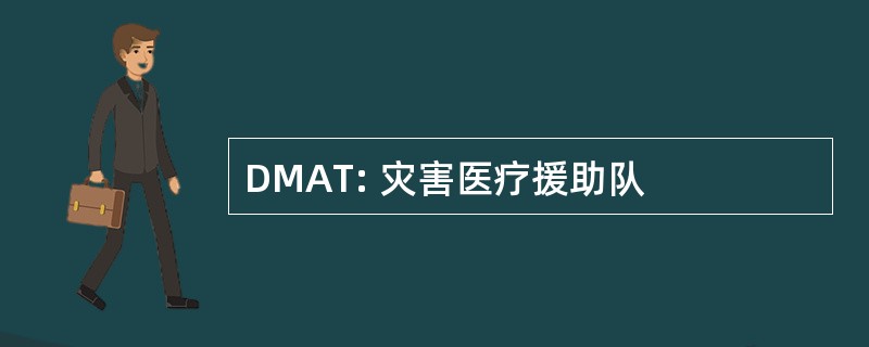 DMAT: 灾害医疗援助队