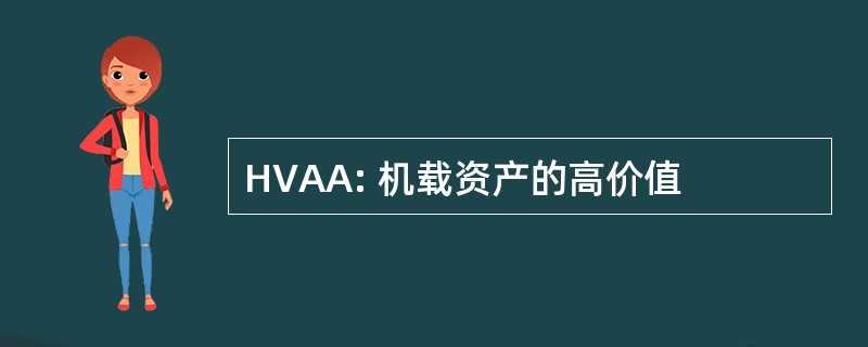 HVAA: 机载资产的高价值