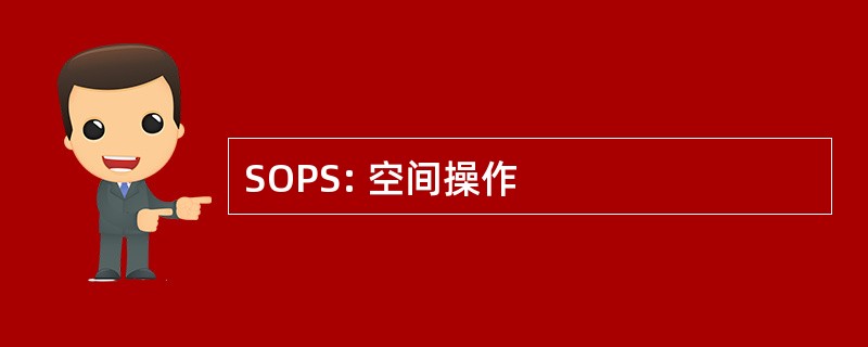 SOPS: 空间操作