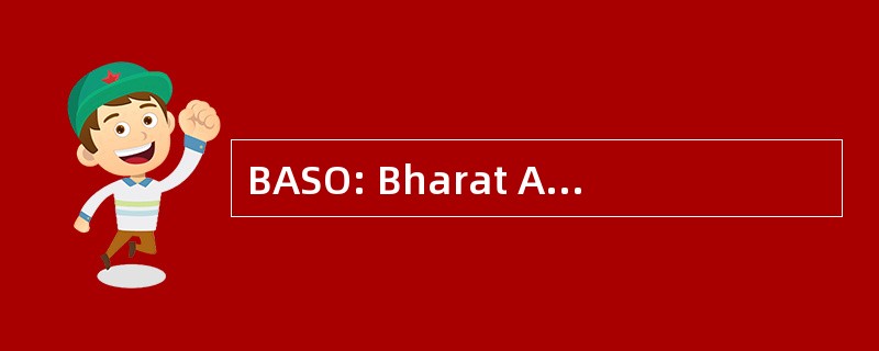 BASO: Bharat Ahshara 社会组织