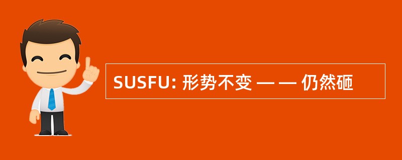 SUSFU: 形势不变 — — 仍然砸