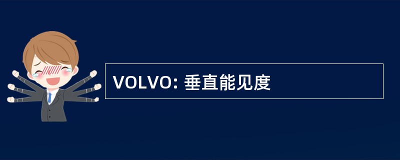 VOLVO: 垂直能见度