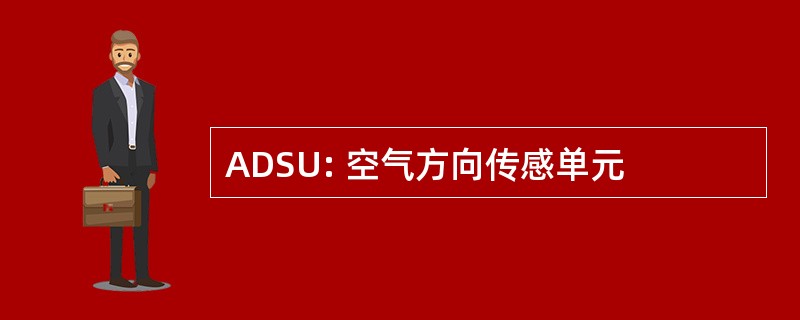 ADSU: 空气方向传感单元