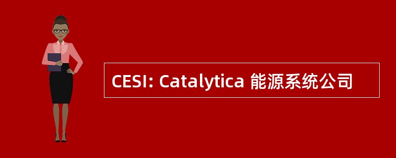 CESI: Catalytica 能源系统公司