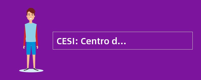 CESI: Centro di Scienze dell&#039;Invecchiamento