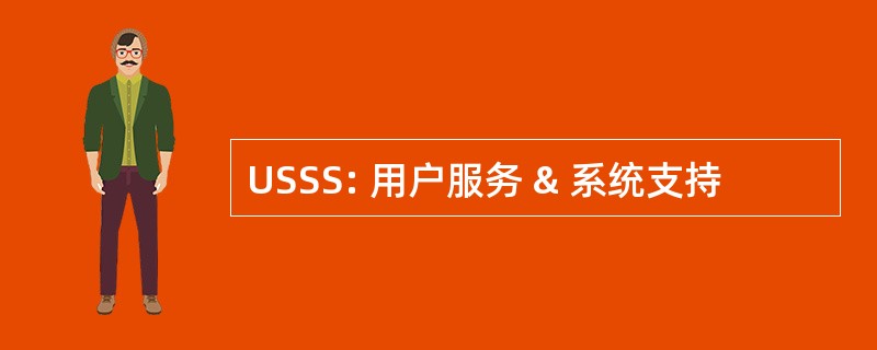 USSS: 用户服务 & 系统支持