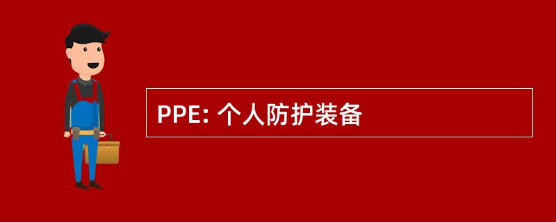 PPE: 个人防护装备