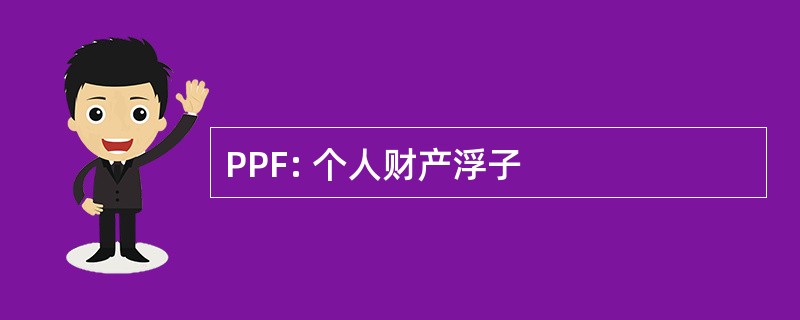 PPF: 个人财产浮子