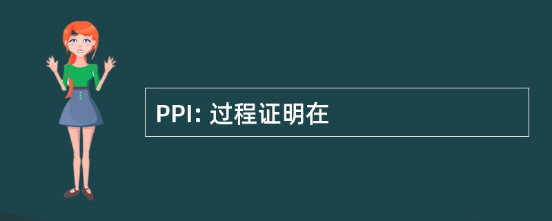 PPI: 过程证明在