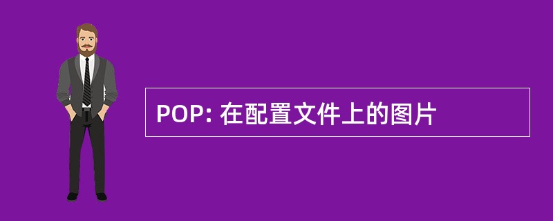 POP: 在配置文件上的图片