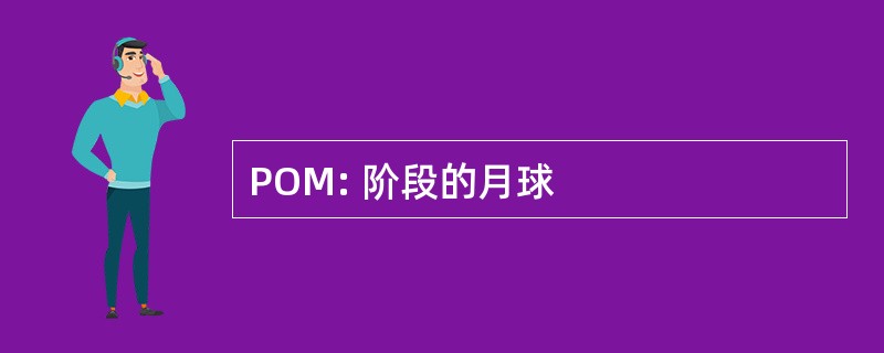 POM: 阶段的月球